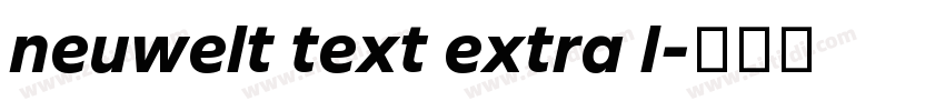 neuwelt text extra l字体转换